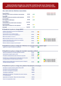 indicateurs iPaQss du centre hosPitalier sud francilien