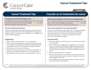 Cancer Treatment Tips