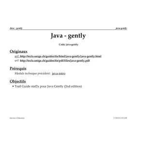 Java - gently