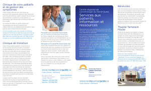 Services aux patients, information et ressources