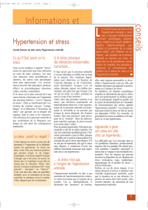 Hypertension et stress