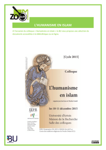 Humanisme en islam Bibliographie