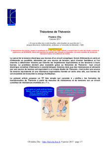 Théorème de Thévenin
