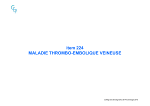 item 224 MALADIE THROMBO