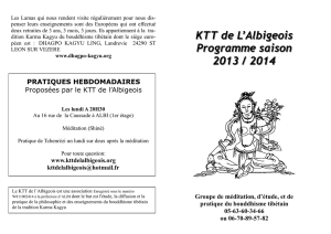 KTT de L`Albigeois Programme saison 2013 / 2014