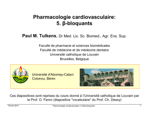 Aucun titre de diapositive - Pharmacie - UCL