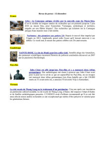 Revue de presse : 12 décembre France Arles : la Camargue antique
