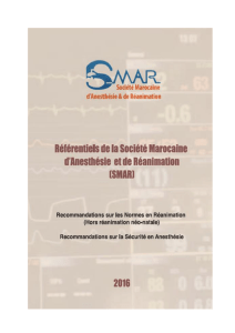 Télécharger le document - Société Marocaine d`Anesthésie