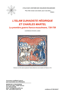 L`islam djihadiste hégirique et Charles Martel