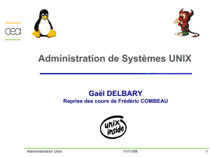 Administration de Systèmes UNIX - Zenk - Security