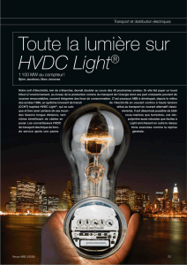 Toute la lumière sur HVDC Light