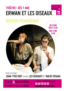 Erwan et les Oiseaux - Théâtre La passerelle