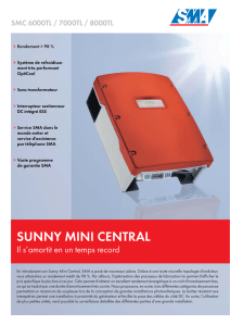 Sunny Mini Central - SMC 6000TL / SMC 7000TL