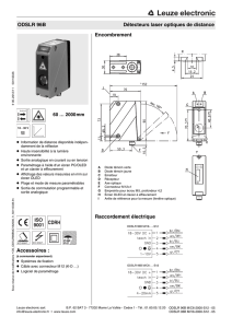 Accessoires : Encombrement Raccordement électrique ODSLR 96B