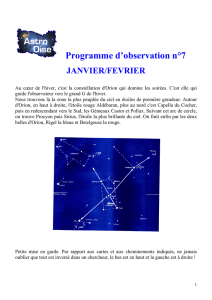 Programme d`observation n°7