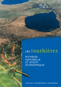 LES tourbières - Conservatoire d`espaces naturels d`Auvergne