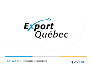 Mexique, Export Québec - Chambre de commerce du Montréal