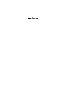 Définition de l`asthme