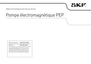 Pompe électromagnétique PEP