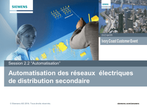 Automatisation des réseaux électriques de distribution secondaire