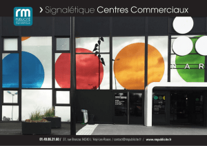 Signalétique Centres Commerciaux