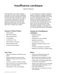 Heart Failure - French - Health Information Translations