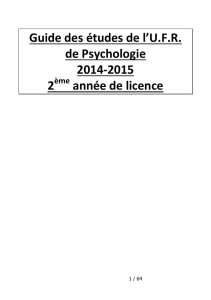 de psychologie