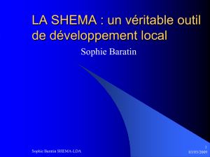 LA SHEMA : un véritable outil de développement local