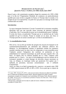 Résumé du livre de Pascal Lamy1, Quand la France s`éveillera, éd