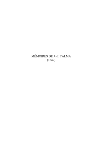 Mémoires de Talma - Alexandre Dumas et compagnie