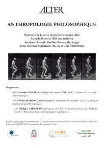 anthropologie philosophique