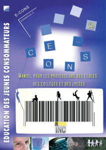 Télécharger le manuel - Institut national de la consommation