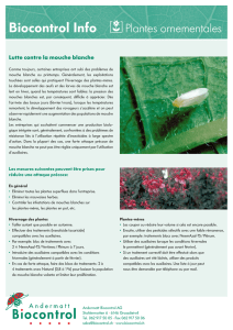 Biocontrol Info Plantes ornementales Nr. 1/2012