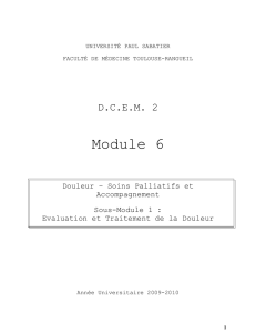 Module 6 - Facultés de Médecine de Toulouse