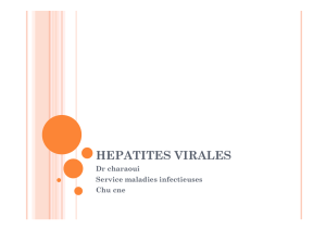 Hépatites virales