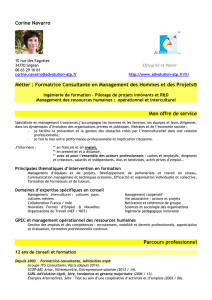 Corine Navarro CV - Montpellier Recherche en Management