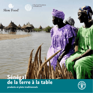 Sénégal de la terre à la table