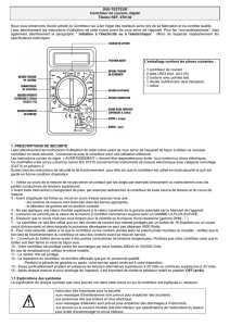 DIGI-TESTEUR Contrôleur de courant– Digital Tibelec REF. 976130