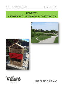 concept : « sentier des incroyables comestibles - Villars-sur