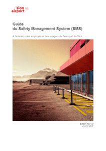 Guide du Safety Management System (SMS)