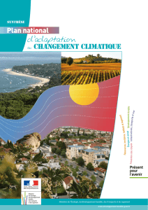 plan national d`adaptation au changement climatique