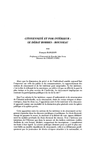 Citoyenneté et for intérieur - Université de Picardie Jules Verne