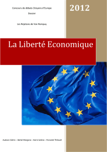2012 La Liberté Economique