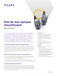 Kits de test optique SmartPocket