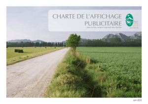 charte de l`affichage publicitaire