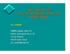 FDG-PET and liver metastases from colo rectal cancer