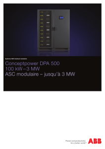 Conceptpower DPA 500 100 kW – 3 MW ASC modulaire – jusqu`à 3
