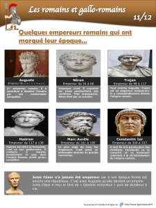 empereurs romains - Logiciel Educatif