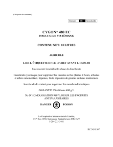 cygon* 480 ec - Interprovincial Cooperative Limited
