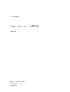Exercices pour la MPSI - Page d`accueil